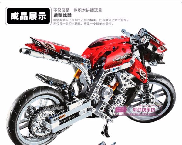 Technic Motorbike (Decool 3353) - Image 3