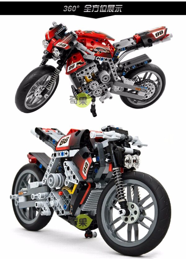 Technic Motorbike (Decool 3353) - Image 2