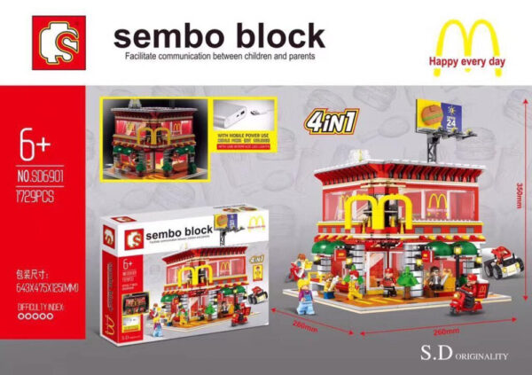Creator McDonalds Restaurant (Sembo SD6901)