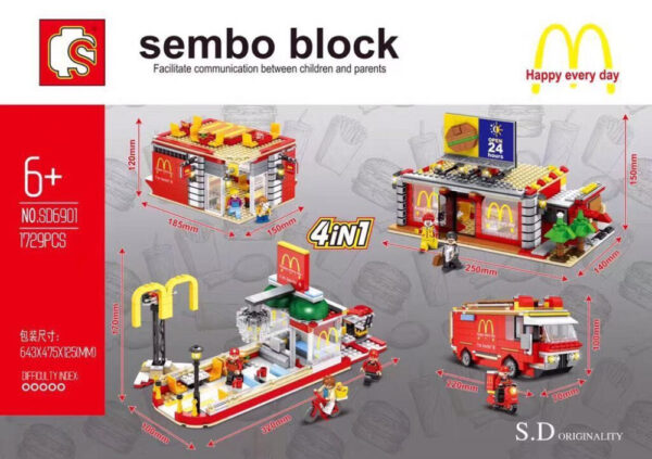 Creator McDonalds Restaurant (Sembo SD6901) - Image 2
