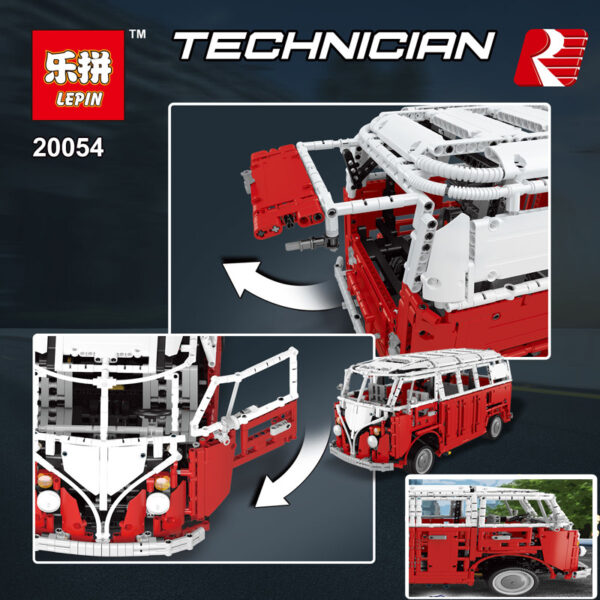 Lepin 20054 Technician Classic Volkswagen Camper - Image 4