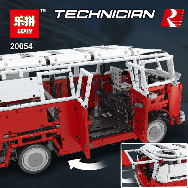 Lepin 20054 Technician Classic Volkswagen Camper - Image 5