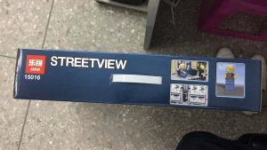 Lepin15016 Apple Square University Modular Building original box top view