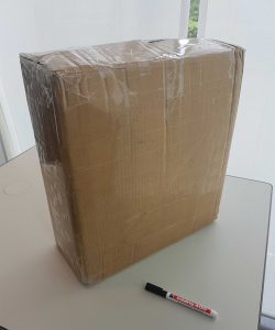 Lepin 15016 Apple Square University modular building shipping box