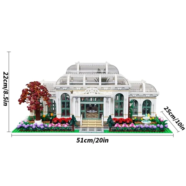 Brick Building Construction Set: Botanical Conservatory 21353 (3792 pcs) - Image 2