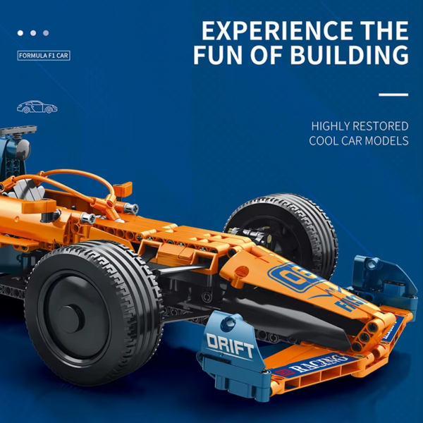 Reobrix Formula F1 Car Brick Building Construction Set - Image 4
