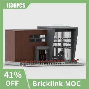Bricklink MOC Modern Building Set (1130 Pieces)