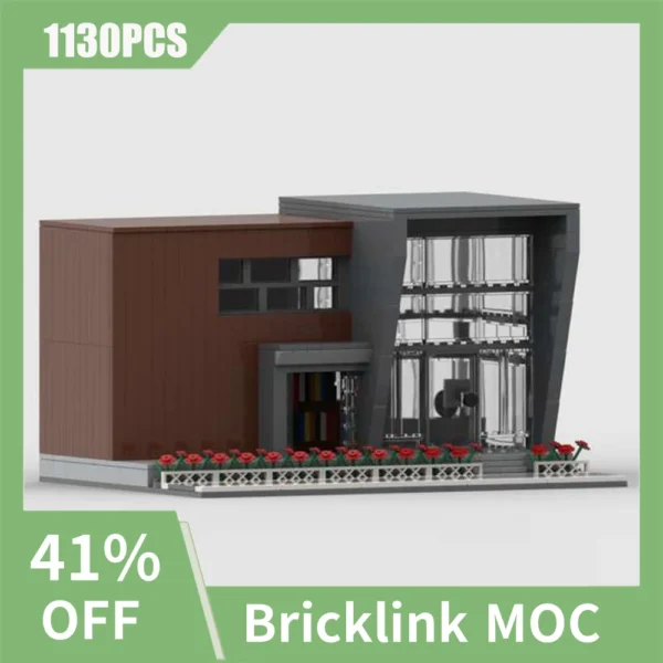 Bricklink MOC Modern Building Set (1130 Pieces)