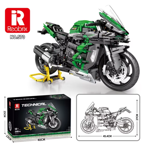 Reobrix Technical Deep Super Motorcycle (No. 570) - Image 3
