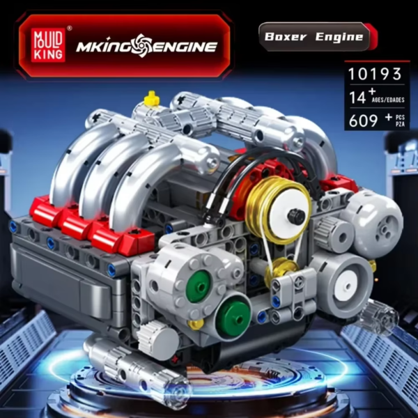 Mould King 10193 Horizontal Opposed Boxer Engine Model - Image 5