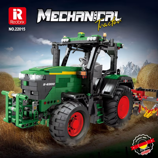 Reobrix Mechanical Tractor Building Set (NO. 22015) - Image 2