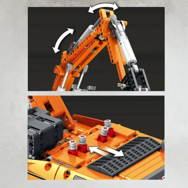 CJ Building Reobrix Mechanical Excavator Set (No. 22003) - Image 6