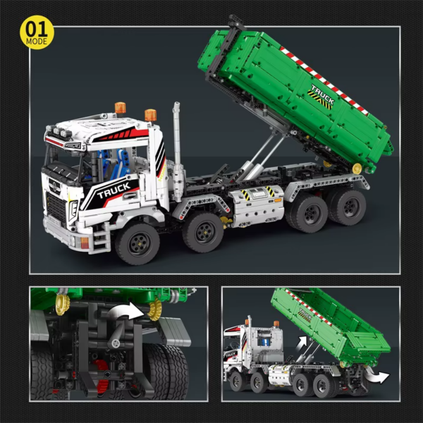 Redbrix Mechanical Carriage Hoist Brick Building Construction Car Set (NO.22021) - Image 5