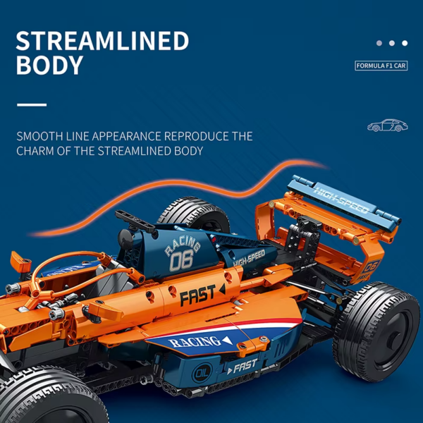 Reobrix Formula F1 Car Brick Building Construction Set - Image 3