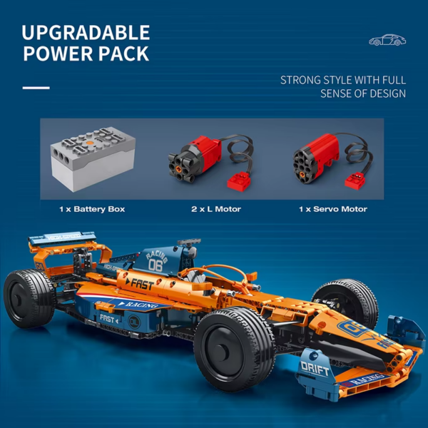 Reobrix Formula F1 Car Brick Building Construction Set - Image 2