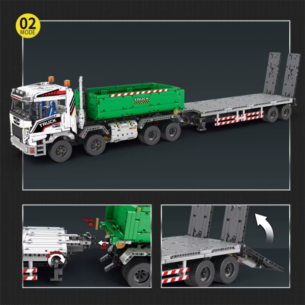 Redbrix Mechanical Carriage Hoist Brick Building Construction Car Set (NO.22021) - Image 2