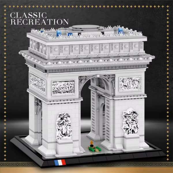 Reobrix L’Arc de Triomphe Brick Building Construction Set (No. 66024) - Image 2