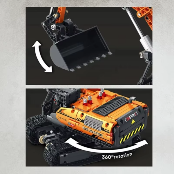 CJ Building Reobrix Mechanical Excavator Set (No. 22003) - Image 3