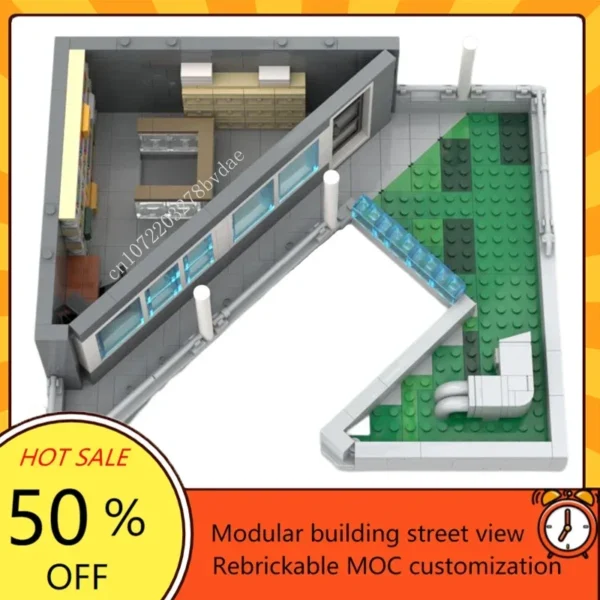 Modular Building Modern Library MOC (3082 Pieces) - Image 5