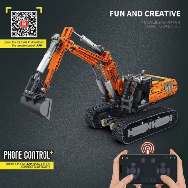 CJ Building Reobrix Mechanical Excavator Set (No. 22003) - Image 2