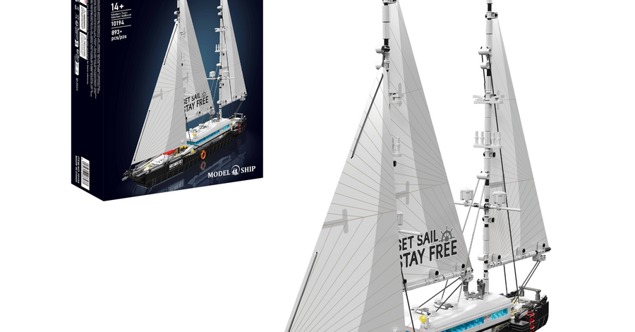 Mould King new set: 10194 Modern Two-Mast Sailing Yacht
